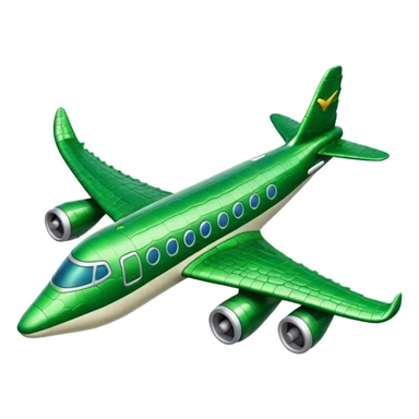 cocodrilo avión sticker
