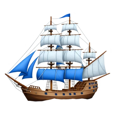 sailing ship expedition vessel going through ice sticker