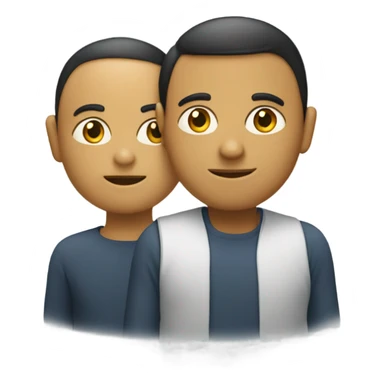 Deux tête avec une connexion  sticker