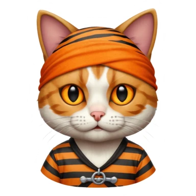 Gato pirata sticker