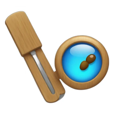 Épingle bleu sticker