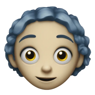 coraline doll button eyes creepy sticker