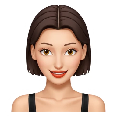 Bella hadid is winking sticker