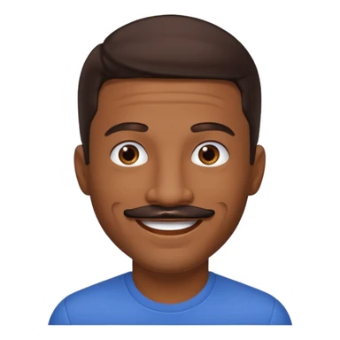 Stevie J with dark brown hair and thin mustache sticker