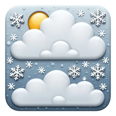 snow skies sticker