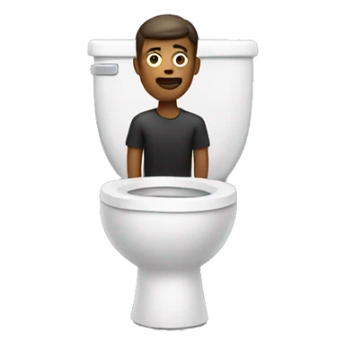 man in a toilet sticker