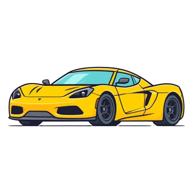 Fast car sticker