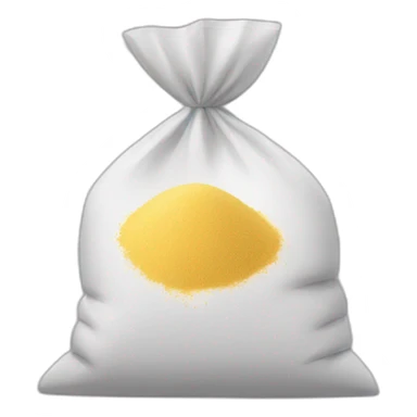 Bag of powder sticker