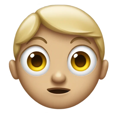 an emoji that is getting shy sticker