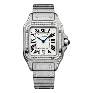 Cartier santos watch diamonds sticker
