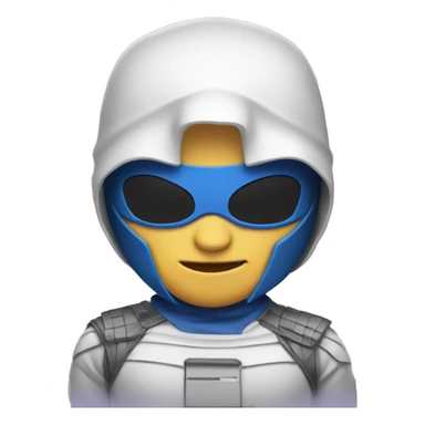 computer wearing superhero outfit sticker