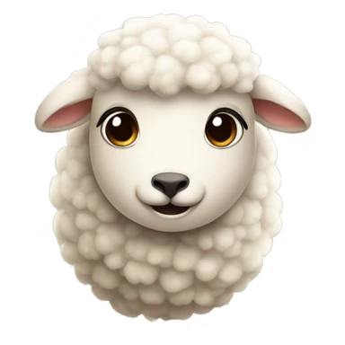 cute sheeps  sticker