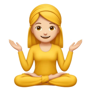 Namaste emoji sticker sticker