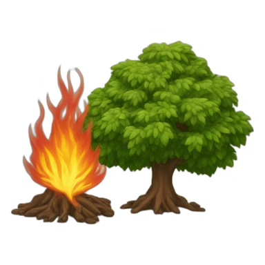 burning bush sticker
