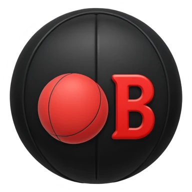 Pull-ball with MB written in the circle in on it sticker