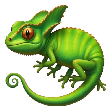 Chameleon from rapunzel cartoon  sticker