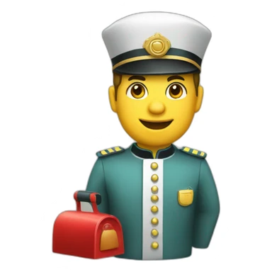 Bellhop bell sticker