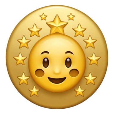 Can u make a emoji with 15 stars in a circle sticker