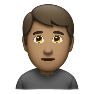 an alone guy during night sticker