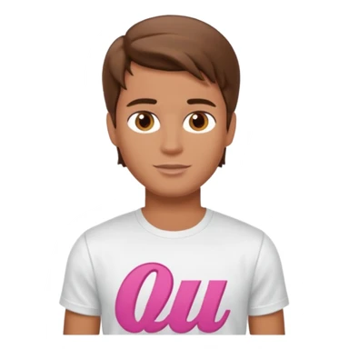 barbie merliah summers as a guy with brown har and brown eyes and tanned skin sticker