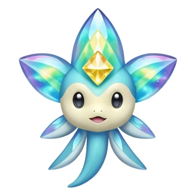 Elemental Aurorus-Jirachi-Auroras-Pokémon-Fakémon-creature sticker