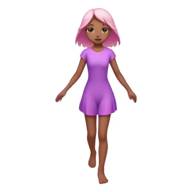 A small figure walks across a glowing bridge, holding soft pink and purple orbs in each hand—symbolizing compassion and forgiveness. A gentle heart aura trails behind them, showing healing in motion. sticker