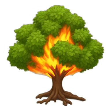 burning bush sticker
