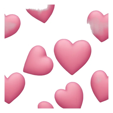 Rose pink heart sticker