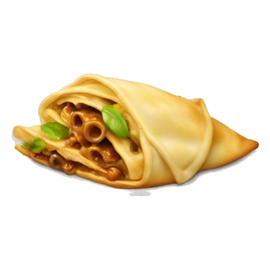 Schwabe eating maultaschen sticker