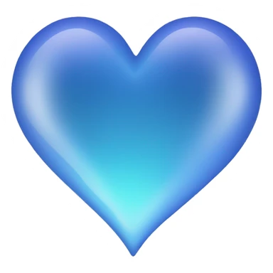 borealis blue heart  sticker