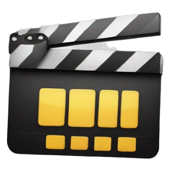 Movie Clapper sticker
