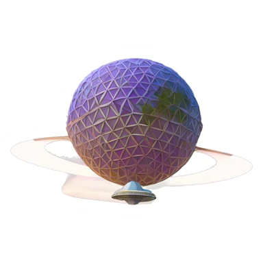 Epcots’s spaceship earth sticker