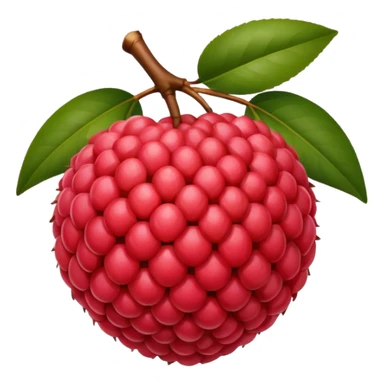 Lychee emoji sticker