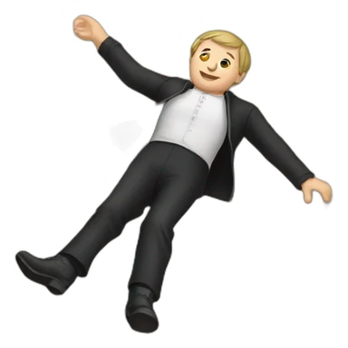 Martin Luther Germany rolling on the floor sticker