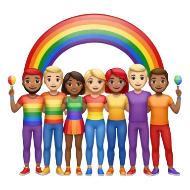 pride charcters sticker