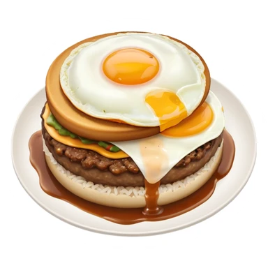 Loco moco  sticker