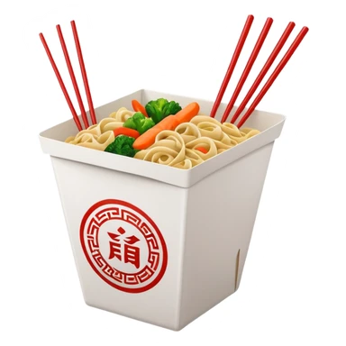 Chinese takeout sticker