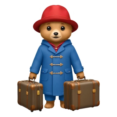 Paddington bear sticker