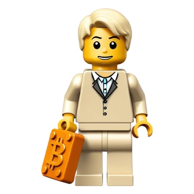 lego homme hackeur bitcoin sticker