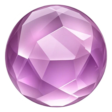 Pink amethyst sphere and cluster sticker