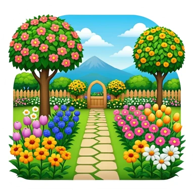 a wounderful garden sticker