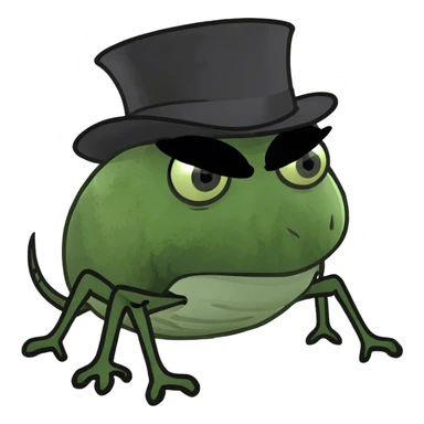 green spider, 8 legs, scary sticker