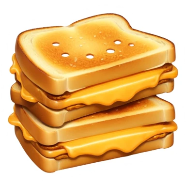 A grilled cheese. sticker