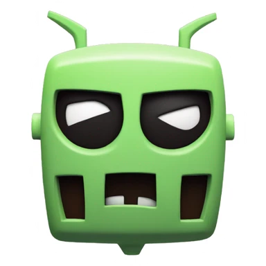 Invader zim symbol sticker