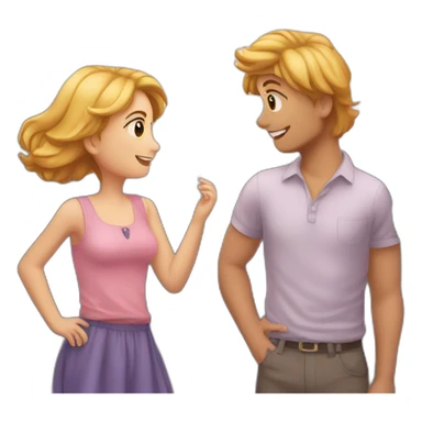 coeur amoureux sticker