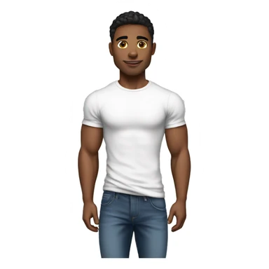 Posh-muscle-boy WITH TSHIRT sticker