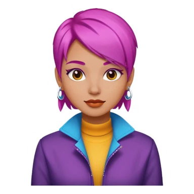 brush hair dye sticker