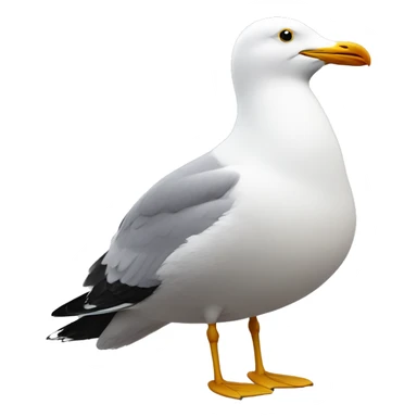 BIG FAT CHUNKY SEAGULL sticker