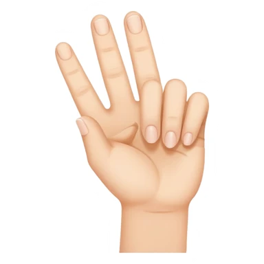 hand sign making L sticker