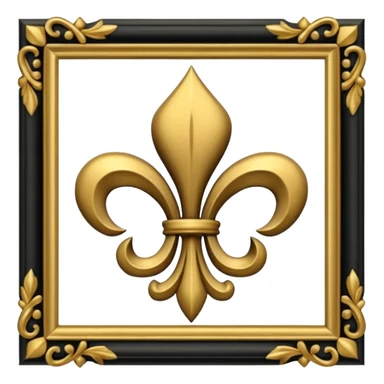 Retire la fleur de lys au milieu sticker